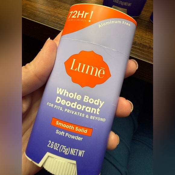 Lume Whole Body Deodorant - Smooth Solid Soft Powder - Picture 3 of 8